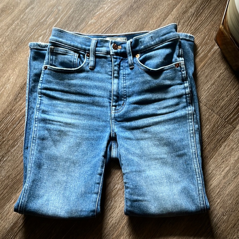 Madewell stovepipe jeans